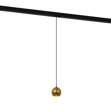 Светодиодный трековый светильник магнитный Elektrostandard Slim Magnetic 4200К 5 Вт черный/латунь (85040/01)