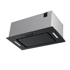 Кухонная вытяжка встраиваемая HomSair Crocus Push 52 Glass Black 52 см черная