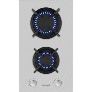 Варочная панель газовая Weissgauff HGG 320 XR 2 конфорки нержавеющая сталь