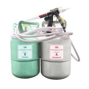 Утеплитель напыляемый полиуретановый Tytan Thermospray 2K Pro 20 двухкомпонентный 23 кв.м