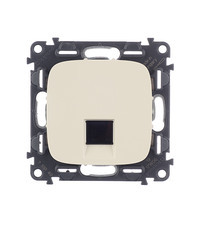 Розетка компьютерная Legrand Valena Allure встраиваемая слоновая кость RJ45 (753840)