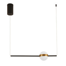 Светильник светодиодный подвесной Arte Lamp Furud 4000К 8 Вт 1 кв.м черный IP20 (A2124SP-1BK)