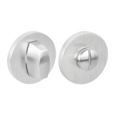 Фиксатор Fuaro SSC-16 круглая розетка сатинированный хром (46865)