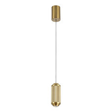 Светильник светодиодный подвесной Arte Lamp Omicron 4000К 7 Вт 1 кв.м латунь IP20 (A1134SP-7PB)