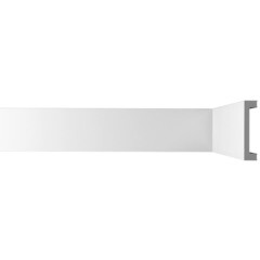 Молдинг из экополимера ударопрочный 70х15х2000 мм под покраску Bello Deco XPS M 17 белый