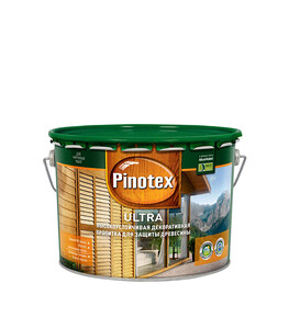Декоративно-защитная пропитка для древесины Pinotex Ultra орегон 10 л