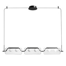 Люстра светодиодная подвесная Arte Lamp Geneva 18 Вт 4000К 3 кв.м (A2341SP-6BK)