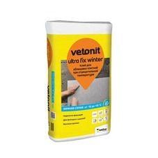Клей для плитки Weber.Vetonit Ultra Fix зимний 25 кг