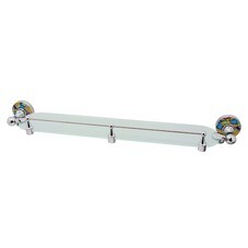 Полка для ванной WasserKraft Diemel K-2200 117х610х60 мм стекло/металл хром (K-2244)