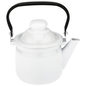 Чайник эмалированный Магнитогорская эмаль 1 л белый