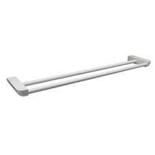 Полотенцедержатель WasserKraft Kammel K-8300 White 655 мм двойной на шуруп металл белый (K-8340W)