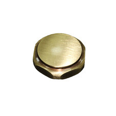 Заглушка правая SR Rubinetterie 1/2 НР(ш) для радиатора бронза (0322-1500Z000)