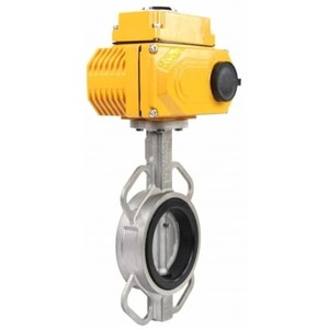 Затвор дисковый межфланцевый поворотный DN40 PN16 с электроприводом DN.ru (D050-01367)