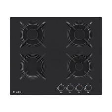 Варочная панель газовая Lex GVG 643A BBL 4 конфорки черная