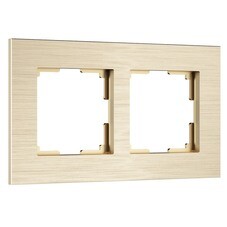 Рамка Werkel AluMax двухместная шампань (a066334)