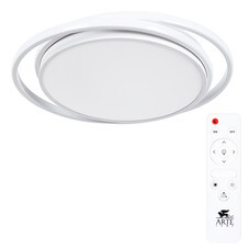 Светильник светодиодный накладной Arte Lamp Sonny 3000-6500К 100 Вт 14 кв.м белый IP20 с пультом (A2688PL-1WH)