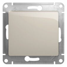 Переключатель Systeme Electric Glossa одноклавишный встраиваемый молочный (GSL000971)