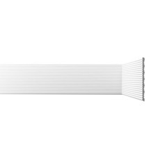 Панель декоративная из экополимера 200х2600х10 мм Bello Deco XPS СП 08/2.6 белая 0,52 кв.м