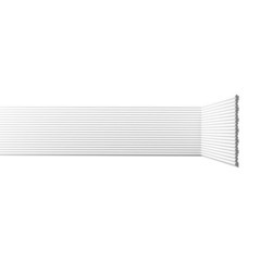 Панель декоративная из экополимера 200х2600х10 мм Bello Deco XPS СП 08/2.6 белая 0,52 кв.м
