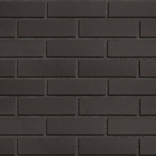 Клинкерная плитка для фасада Roben Faro Schwarz Nuanciert glatt (24 шт.= 0,5 кв.м с учетом шва) черная 240х71х14 мм