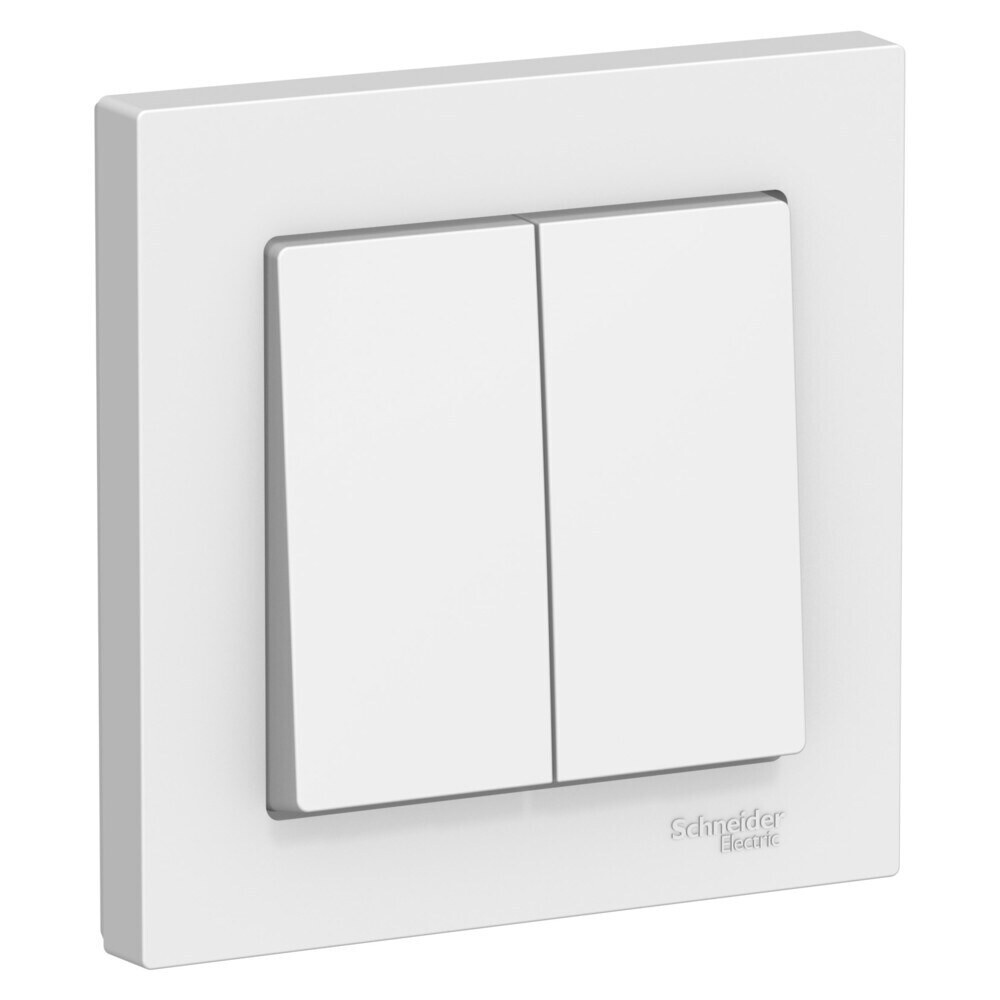 Выключатель Systeme Electric AtlasDesign двухклавишный встраиваемый лотос (ATN001352), Белый
Выключатель Systeme Electric AtlasDesign двухклавишный встраиваемый лотос (ATN001352), Белый