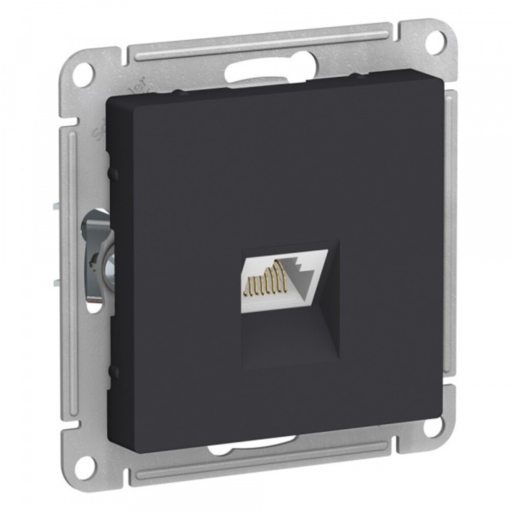 Розетка компьютерная Systeme Electric AtlasDesign встраиваемая карбон RJ45 (ATN001086), Черный
Розетка компьютерная Systeme Electric AtlasDesign встраиваемая карбон RJ45 (ATN001086), Черный