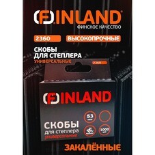 Скобы для степлера высокопрочные закаленые Finland 2360-12 тип 53 (1000 шт.)