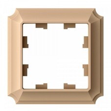 Рамка Systeme Electric AtlasDesign Antique одноместная песочная (ATN101201)