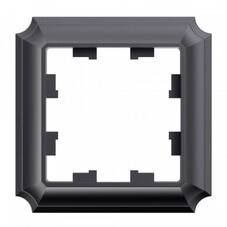 Рамка Systeme Electric AtlasDesign Antique одноместная сталь (ATN100901)