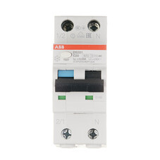 Автомат дифференциальный ABB DS201 20А 1P+N тип AC 30 мА 6 кА (2CSR255080R1204)