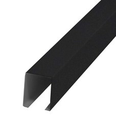 Рейка кубообразный дизайн 30х40 мм 3 м A38S черная матовая