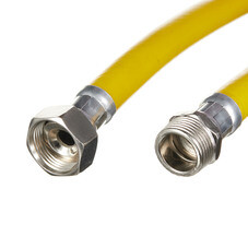 Шланг для газа ПВХ армированный Elka 3/4 НР(ш) х 3/4 ВР(г) 60 см желтый