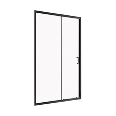 Душевая дверь BelBagno Uno-195 стекло прозрачное 120х195 см профиль черный 5 мм раздвижная (UNO-195-BF-1-120-C-NERO)