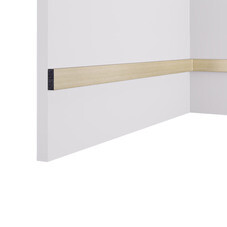 Декоративная рейка из экополимера 30х10х3000 мм Cosca Decor RX010-453 золото матовое