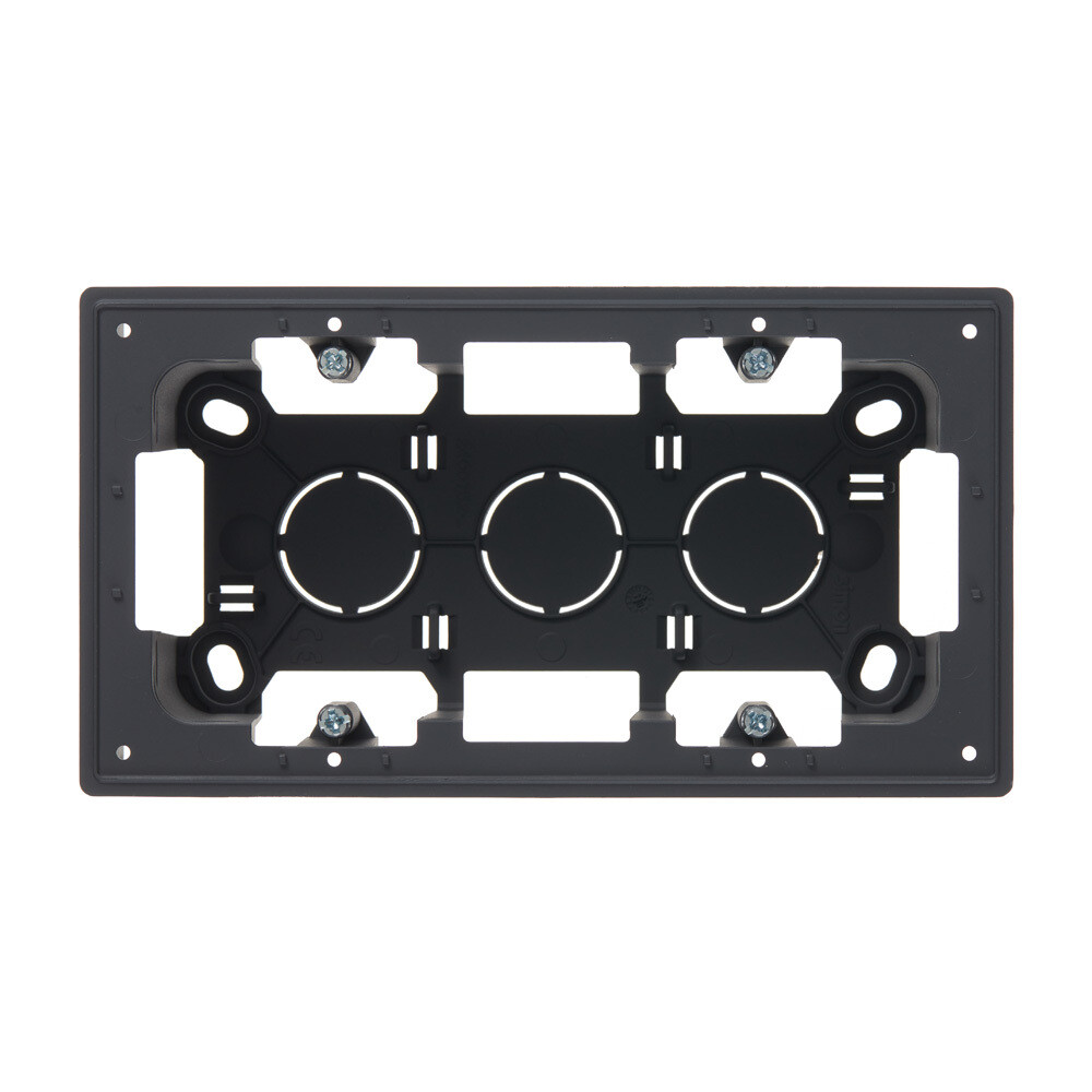 Коробка монтажная Simon 24 Harmonie двухместная накладная графит (2400752-038), Серый
Коробка монтажная Simon 24 Harmonie двухместная накладная графит (2400752-038), Серый
