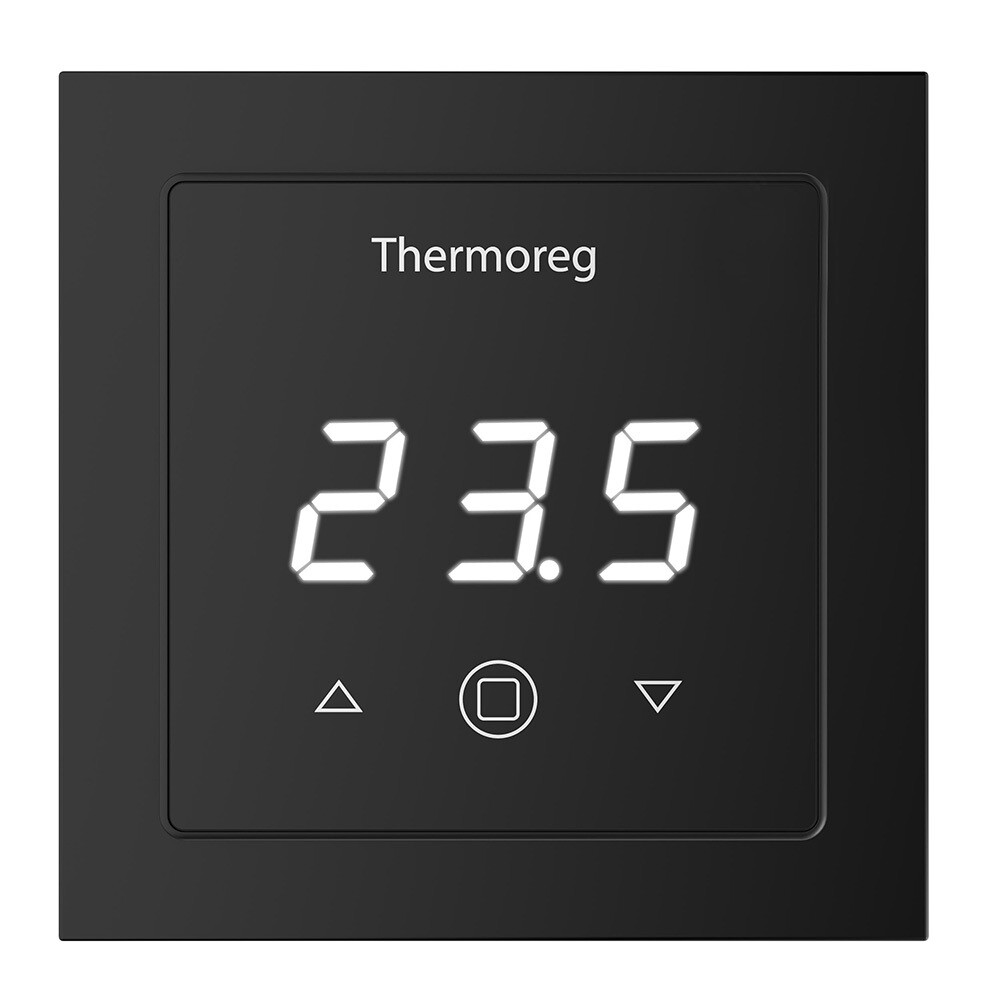 Терморегулятор электронный сенсорный для теплого пола Thermoreg TI-300 Black черный
Терморегулятор электронный сенсорный для теплого пола Thermoreg TI-300 Black черный