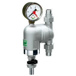 Фильтр промывной Far с манометром 1/2 НР(ш) х 1/2 НР(ш) (FA 39A4 12100)