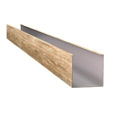 Рейка кубообразный дизайн 30х40 мм 3 м white wood