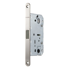 Замок врезной магнитный Fuaro MAGNM96WC-50 SN для межкомнатной двери под фиксатор матовый никель