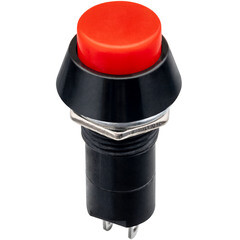 Кнопка выпирающая Düwi PBS-11B 250 В IP20 без фиксации красная (26856 7)