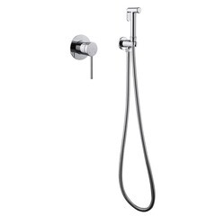 Смеситель с гигиеническим душем встраиваемый Abber Emotion со скрытой частью в комплекте хром (AF8825)