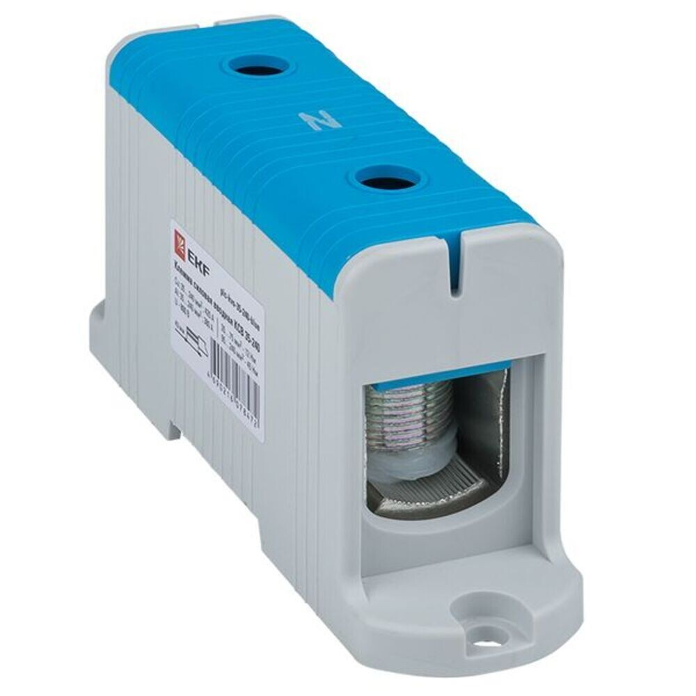 Клемма силовая одинарная EKF PROxima 35-240 кв.мм 800 В вводная синяя (plc-kvs-35-240-blue), Синий
Клемма силовая одинарная EKF PROxima 35-240 кв.мм 800 В вводная синяя (plc-kvs-35-240-blue), Синий
