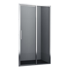 Душевая дверь раздвижная стекло прозрачное WasserKraft Lopau 32S 120х200 см профиль хром (32S05R)