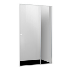 Душевая дверь раздвижная стекло прозрачное WasserKraft Rhin 44S 100х200 см профиль белый (44S12)