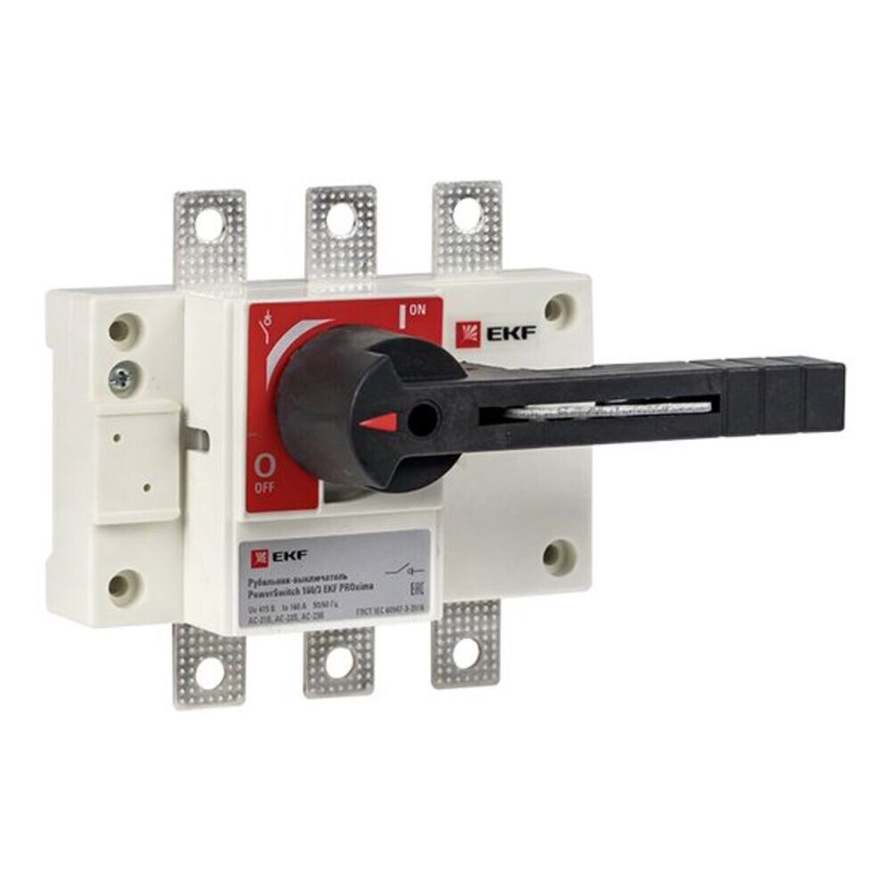 Выключатель нагрузки EKF PowerSwitch 3P 160А 400-690 В на монтажную плату (psds-160-3)
Выключатель нагрузки EKF PowerSwitch 3P 160А 400-690 В на монтажную плату (psds-160-3)