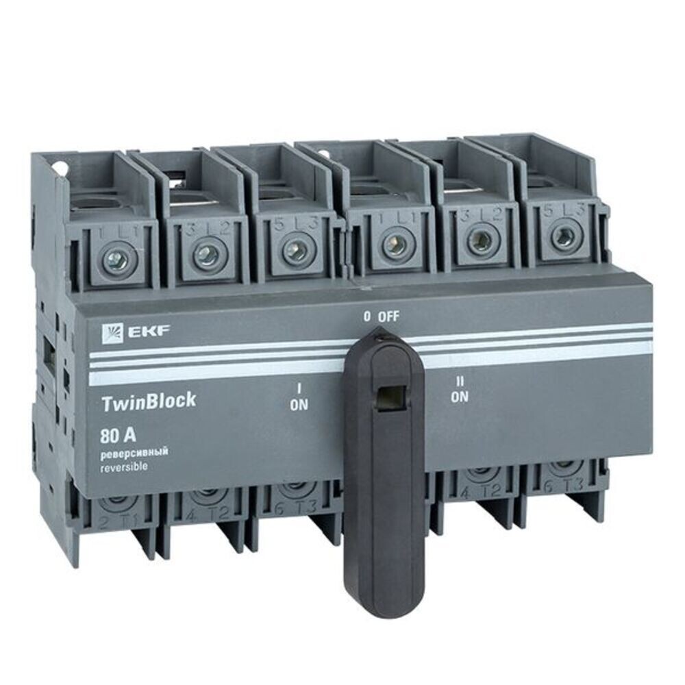Выключатель-разъединитель EKF TwinBlock 3P 80А 400-690 В на DIN-рейку (tb-s-80-3p-rev)
Выключатель-разъединитель EKF TwinBlock 3P 80А 400-690 В на DIN-рейку (tb-s-80-3p-rev)