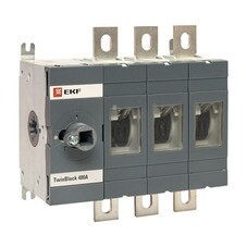 Выключатель-разъединитель EKF TwinBlock 3P 400А 400-690 В на монтажную плату (tb-s-400-3p)
