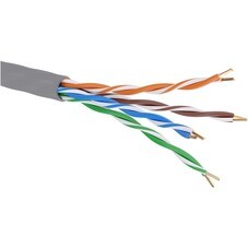 Интернет-кабель (витая пара) U/UTP CAT5е 4х2х0,51 мм DKC серый (305 м)