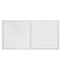 Решетка вентиляционная ПВХ Era ПР 600х1200 мм белая