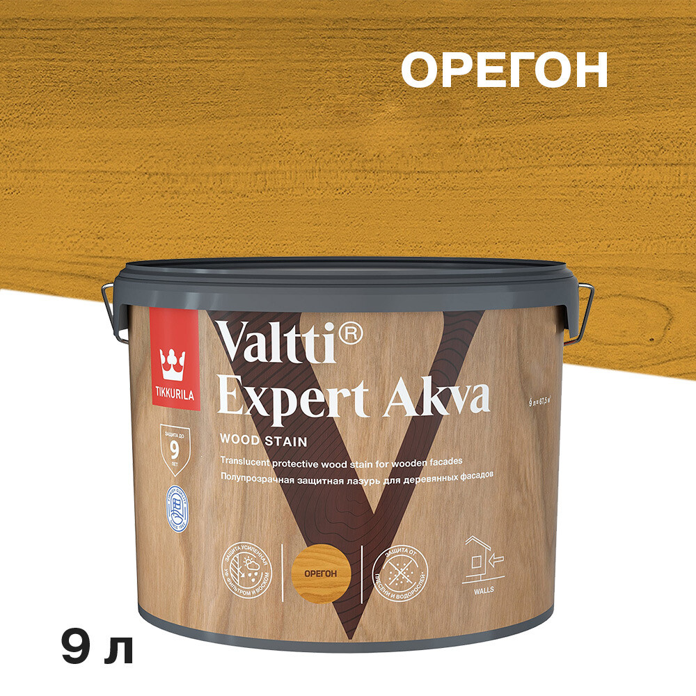 Антисептик Tikkurila Valtti Expert Akva декоративный для дерева орегон 9 л, Бежевый
Антисептик Tikkurila Valtti Expert Akva декоративный для дерева орегон 9 л, Бежевый